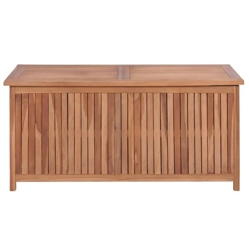 Garden Storage Box 120x50x58 cm Solid Teak Wood 44669