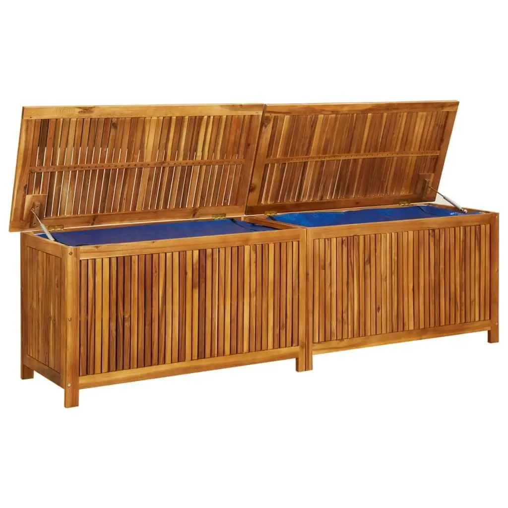 Garden Storage Box 200x50x58 cm Solid Wood Acacia 316500