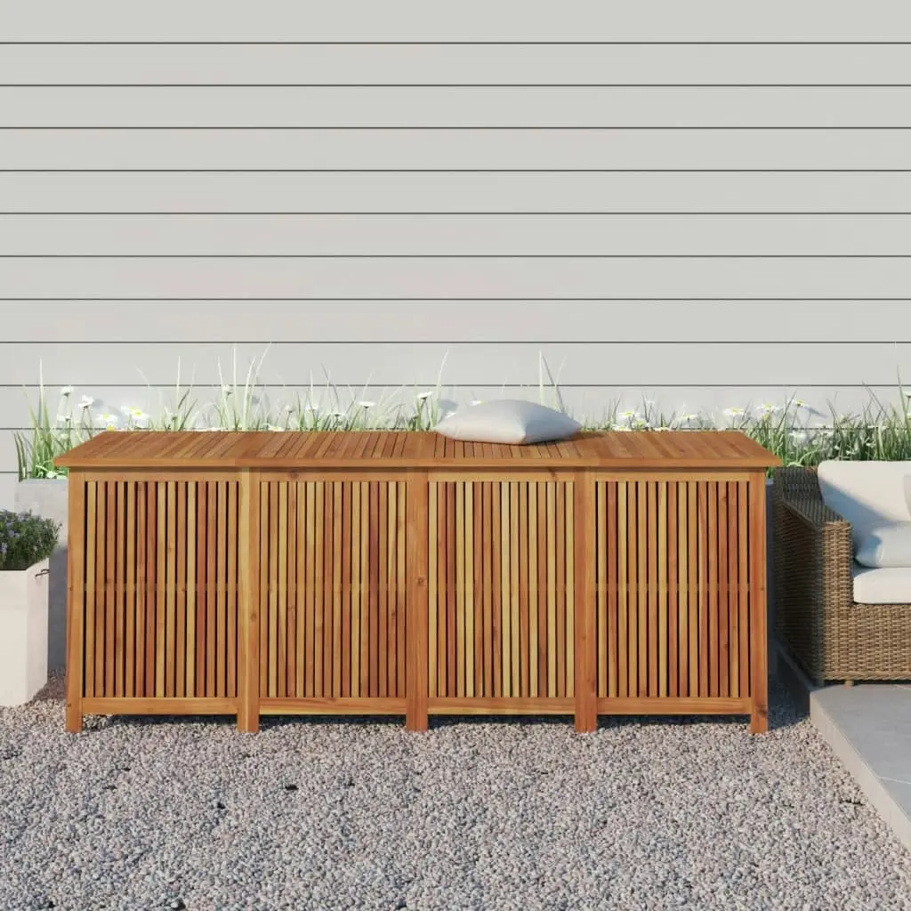 Garden Storage Box 200x80x75 cm Solid Wood Acacia 319709