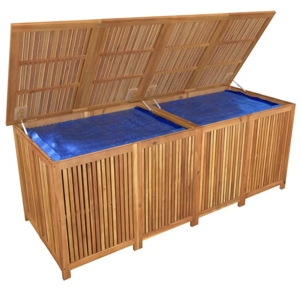 Garden Storage Box 200x80x75 cm Solid Wood Acacia 319709