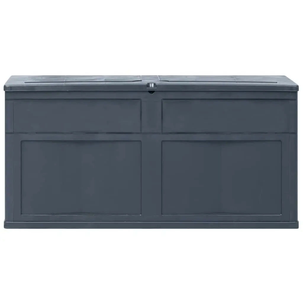 Garden Storage Box 320 L Black 45688