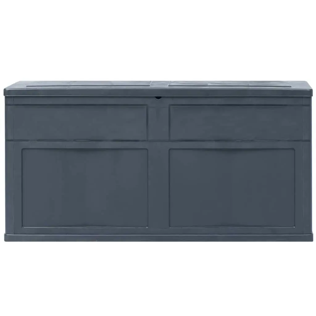 Garden Storage Box 320 L Black 45688