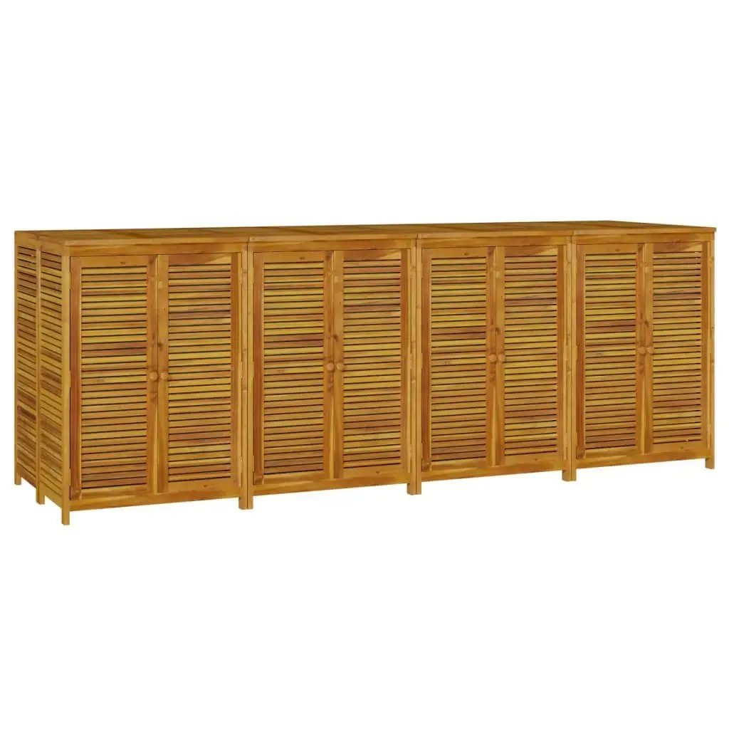 Garden Storage Box 280x87x104 cm Solid Wood Acacia 3155244