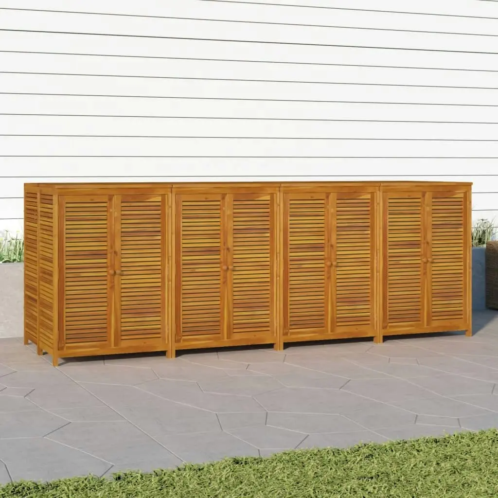 Garden Storage Box 280x87x104 cm Solid Wood Acacia 3155244