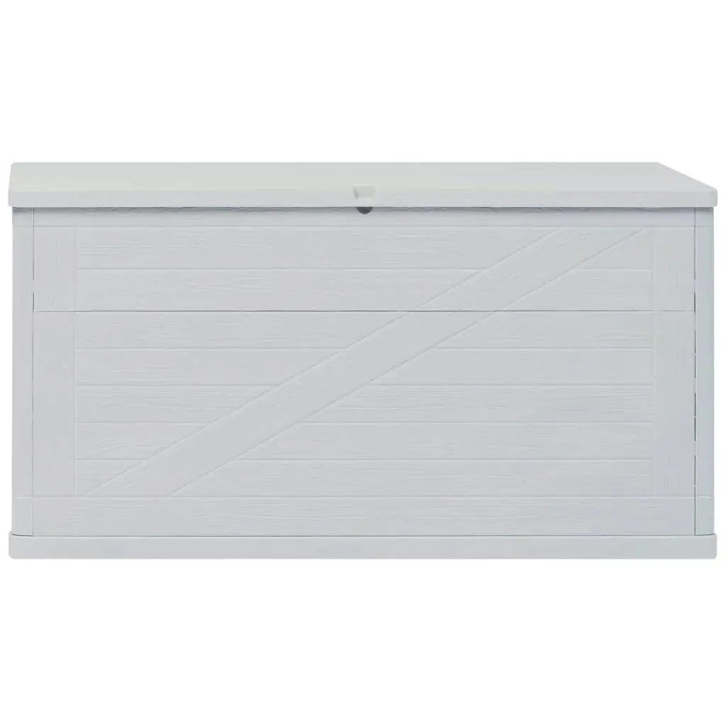 Garden Storage Box 420 L Light Grey 45691