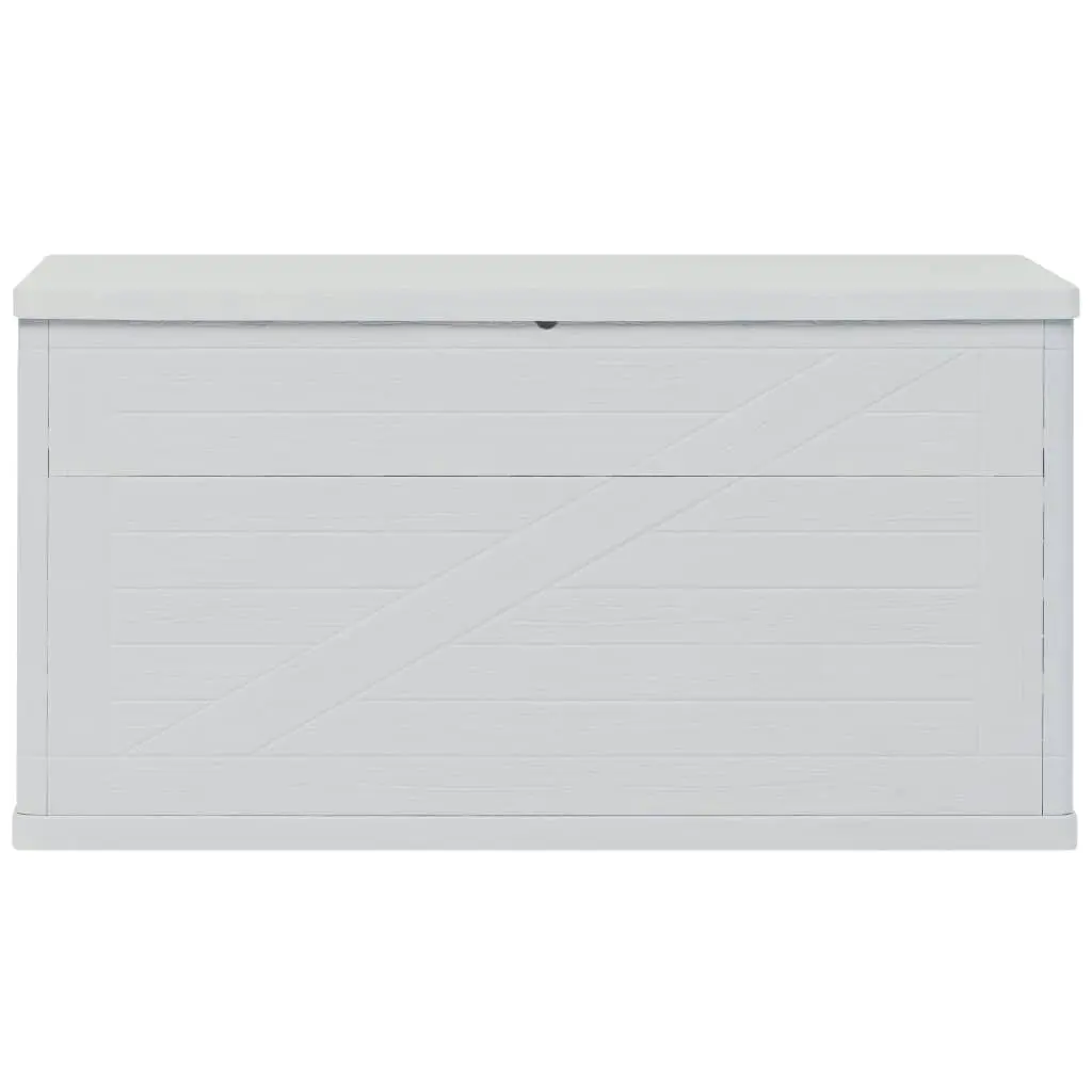 Garden Storage Box 420 L Light Grey 45691