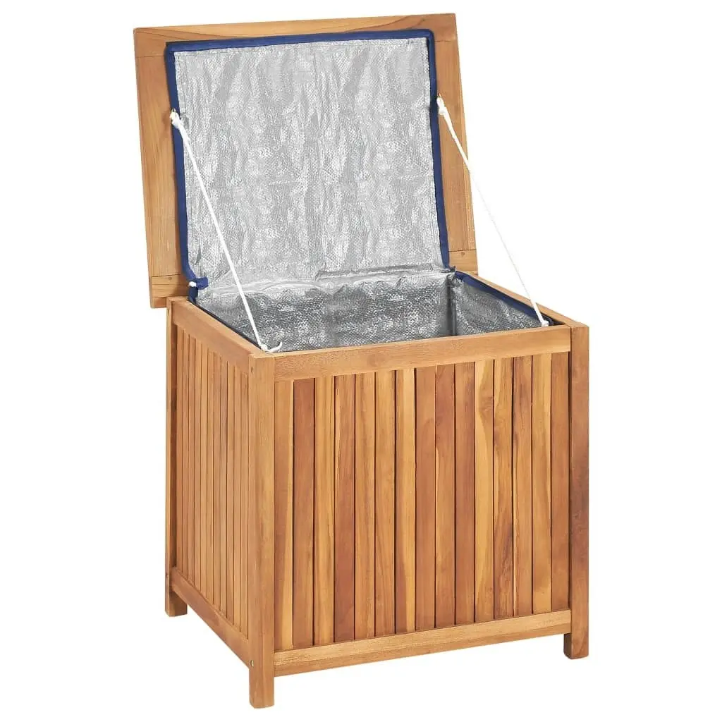 Garden Storage Box 60x50x58 cm Solid Teak Wood 315379