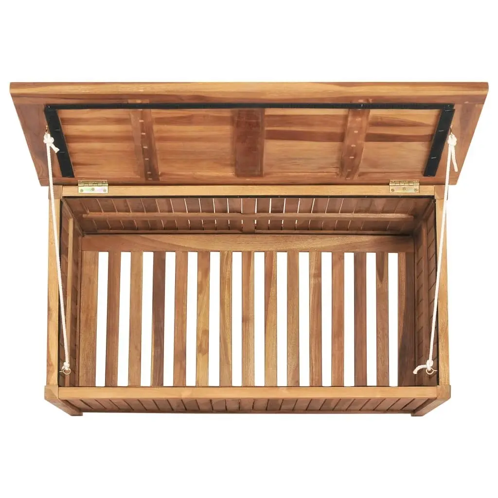 Garden Storage Box 90x50x58 cm Solid Teak Wood 315380