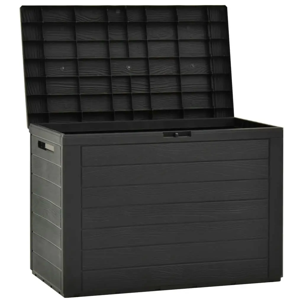 Garden Storage Box Anthracite 78x44x55 cm 49444