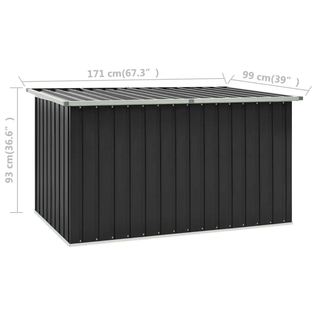 Garden Storage Box Anthracite 171x99x93 cm 46271