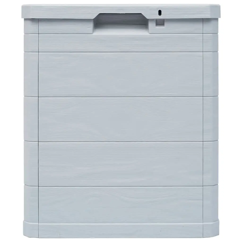 Garden Storage Box 90 L Light Grey 45683