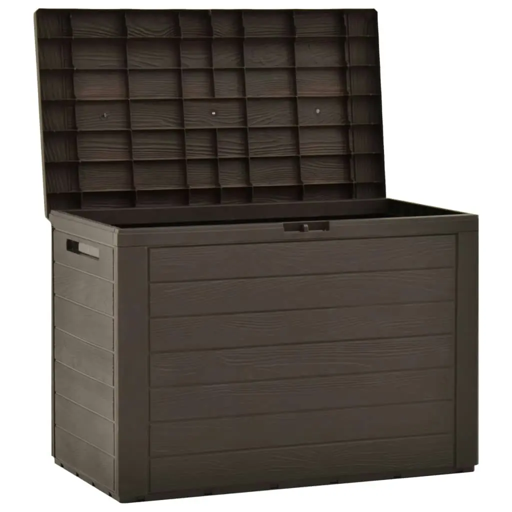 Garden Storage Box Brown 78x44x55 cm 49442