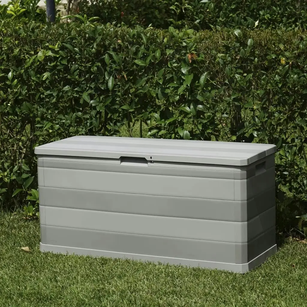 Garden Storage Box Grey 117x45x56 cm 43709