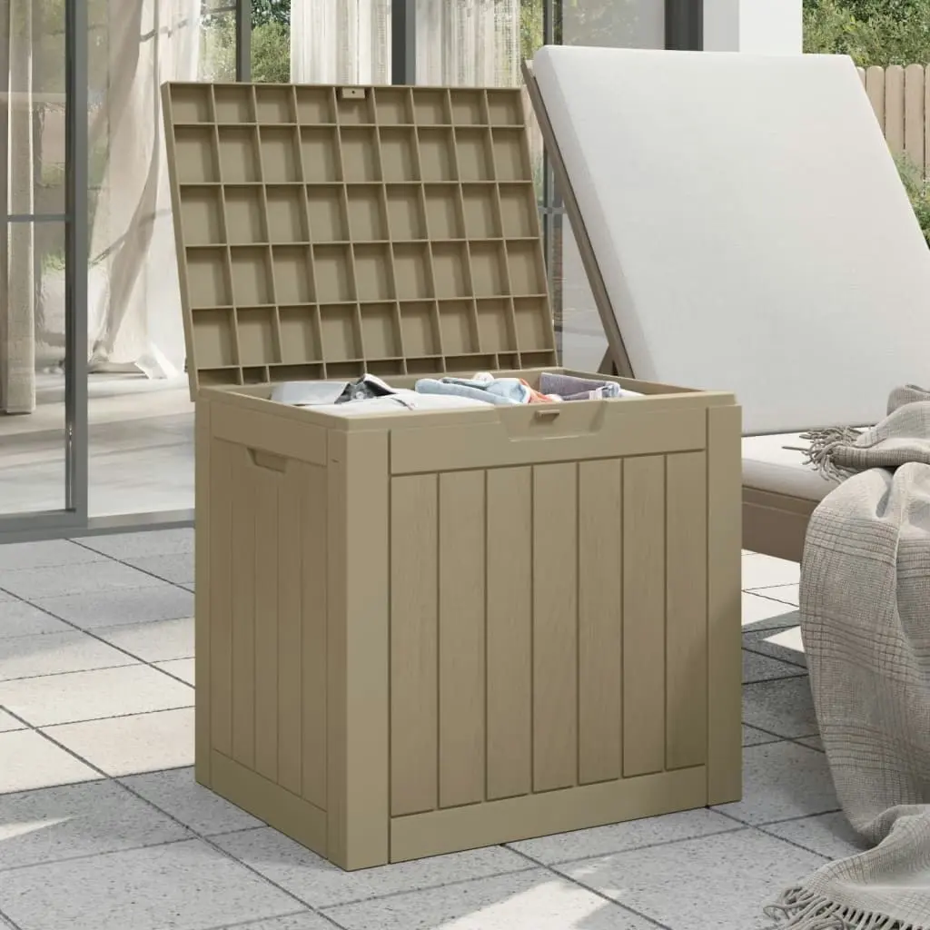 Garden Storage Box Grey 55.5x43x53 cm Polypropylene 364163