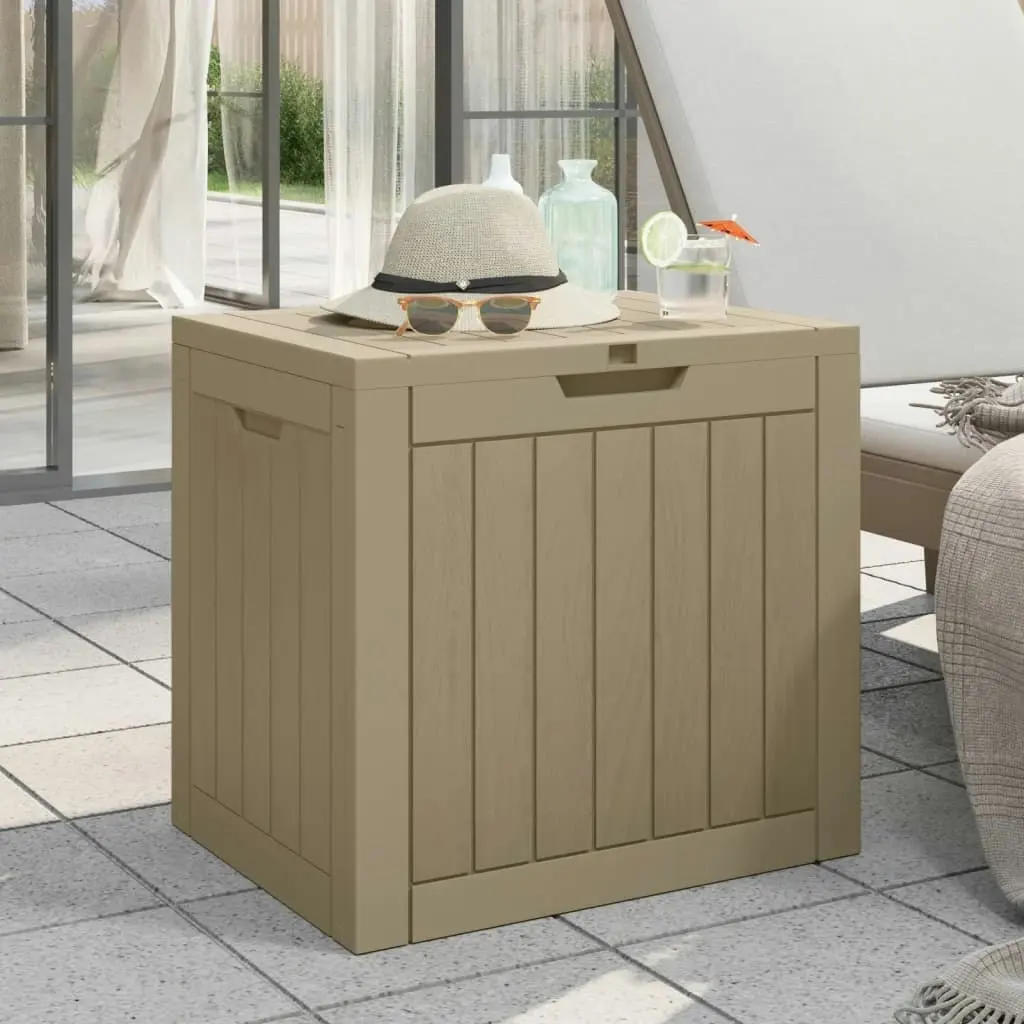 Garden Storage Box Grey 55.5x43x53 cm Polypropylene 364163