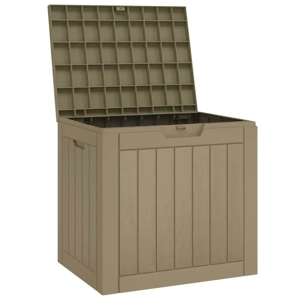 Garden Storage Box Grey 55.5x43x53 cm Polypropylene 364163