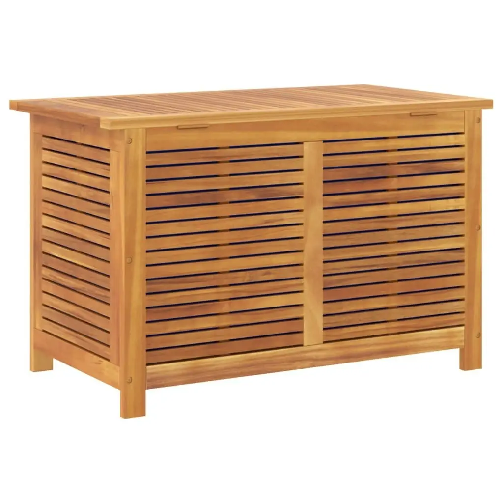 Garden Storage Box with Louver 90x50x56 cm Solid Wood Acacia 365840