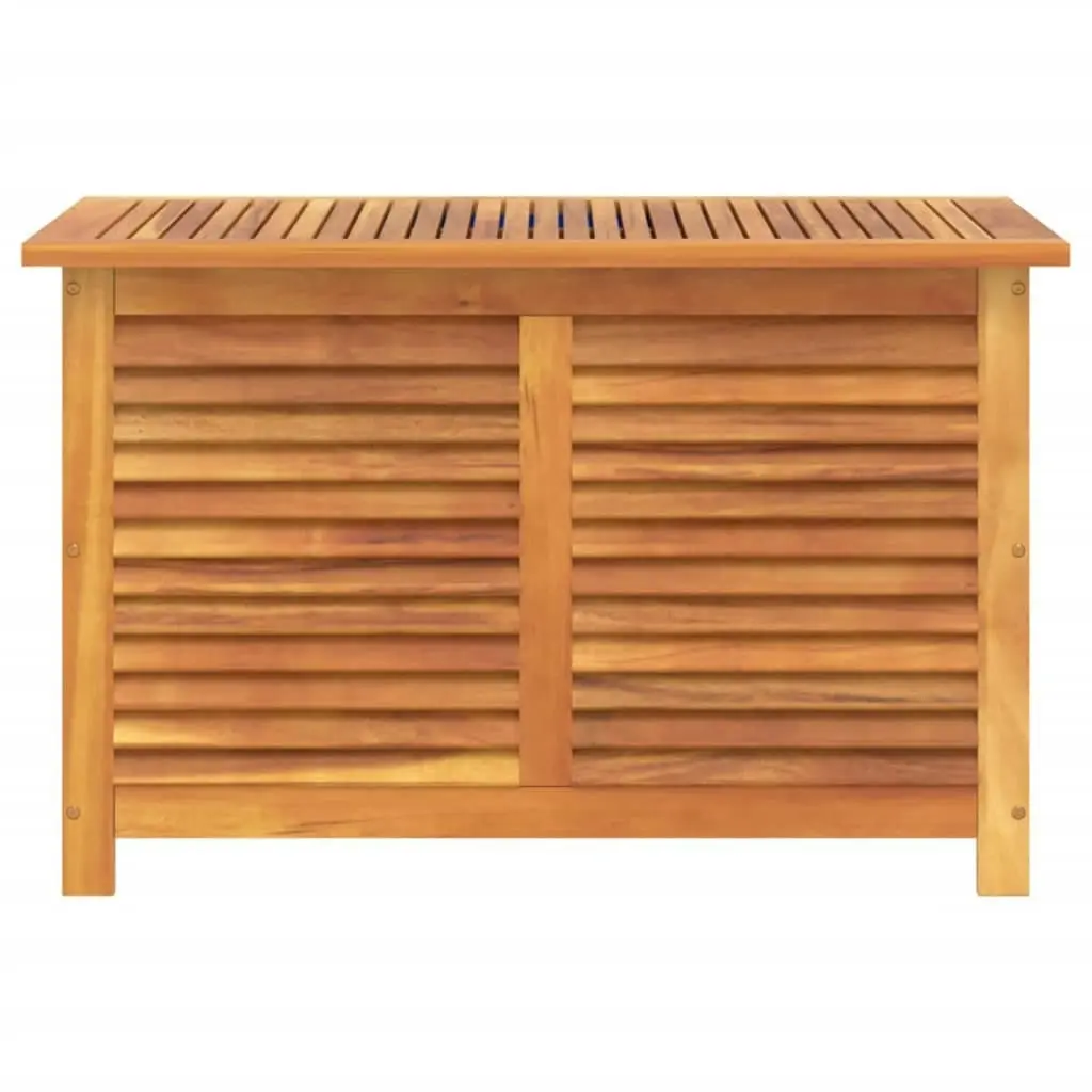 Garden Storage Box with Louver 90x50x56 cm Solid Wood Acacia 365840