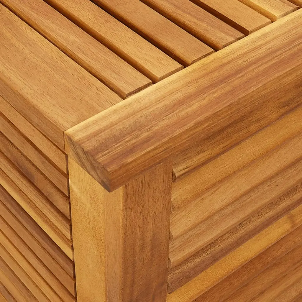 Garden Storage Box with Louver 90x50x56 cm Solid Wood Acacia 365840