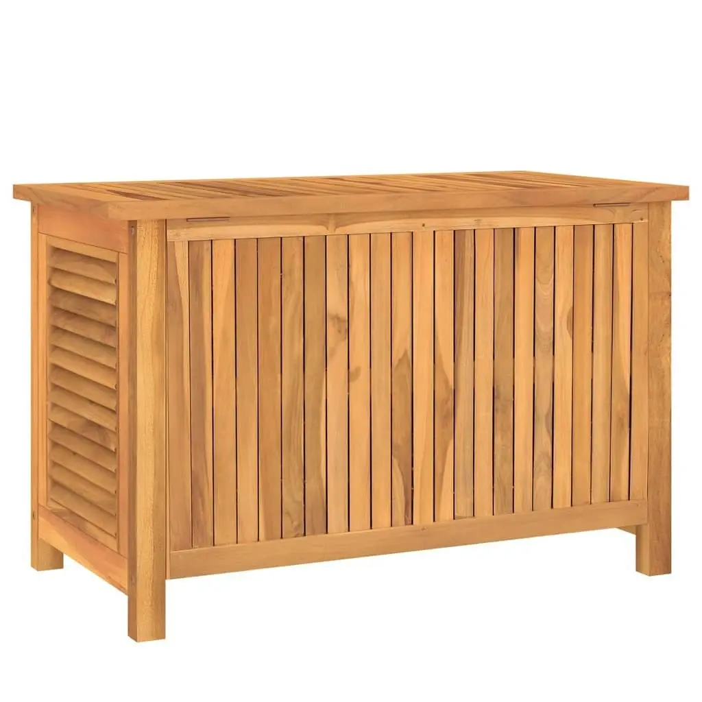 Garden Storage Box with Bag 90x50x58 cm Solid Wood Teak 363270