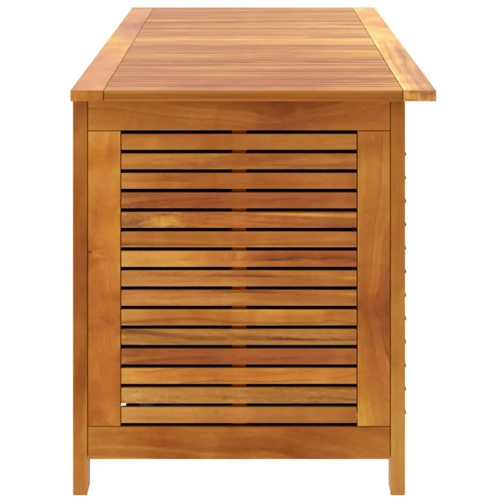 Garden Storage Box with Louver 150x50x56 cm Solid Wood Acacia 365842