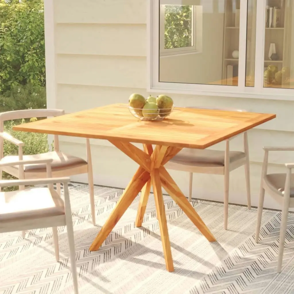 Garden Table 110x110x75 cm Solid Wood Acacia 316257