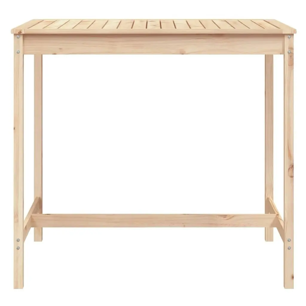 Garden Table 121x82.5x110 cm Solid Wood Pine 824088