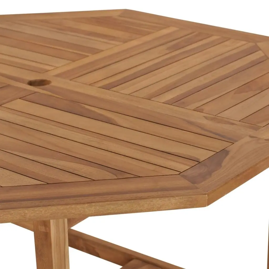 Garden Table 120x120x75 cm Solid Teak Wood 49006