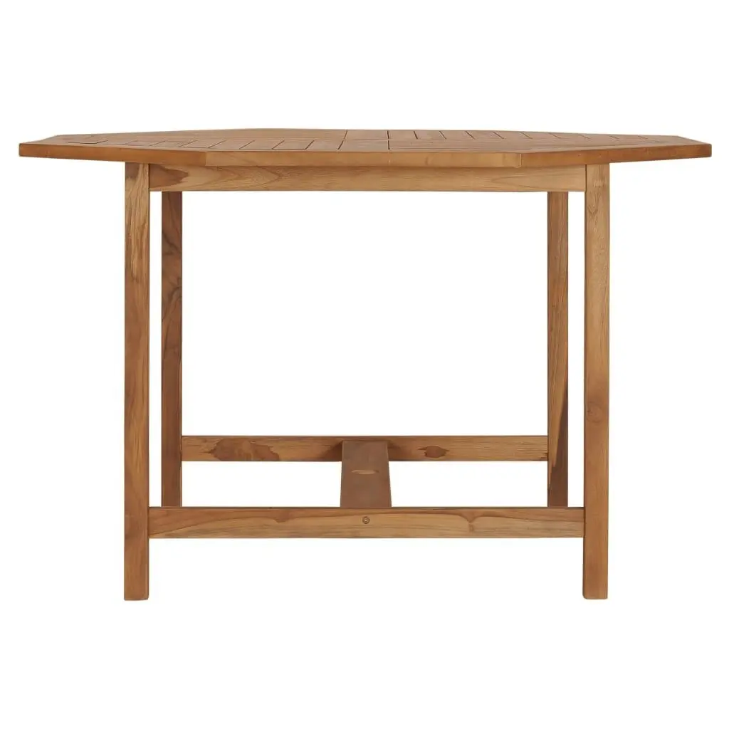 Garden Table 120x120x75 cm Solid Teak Wood 49006