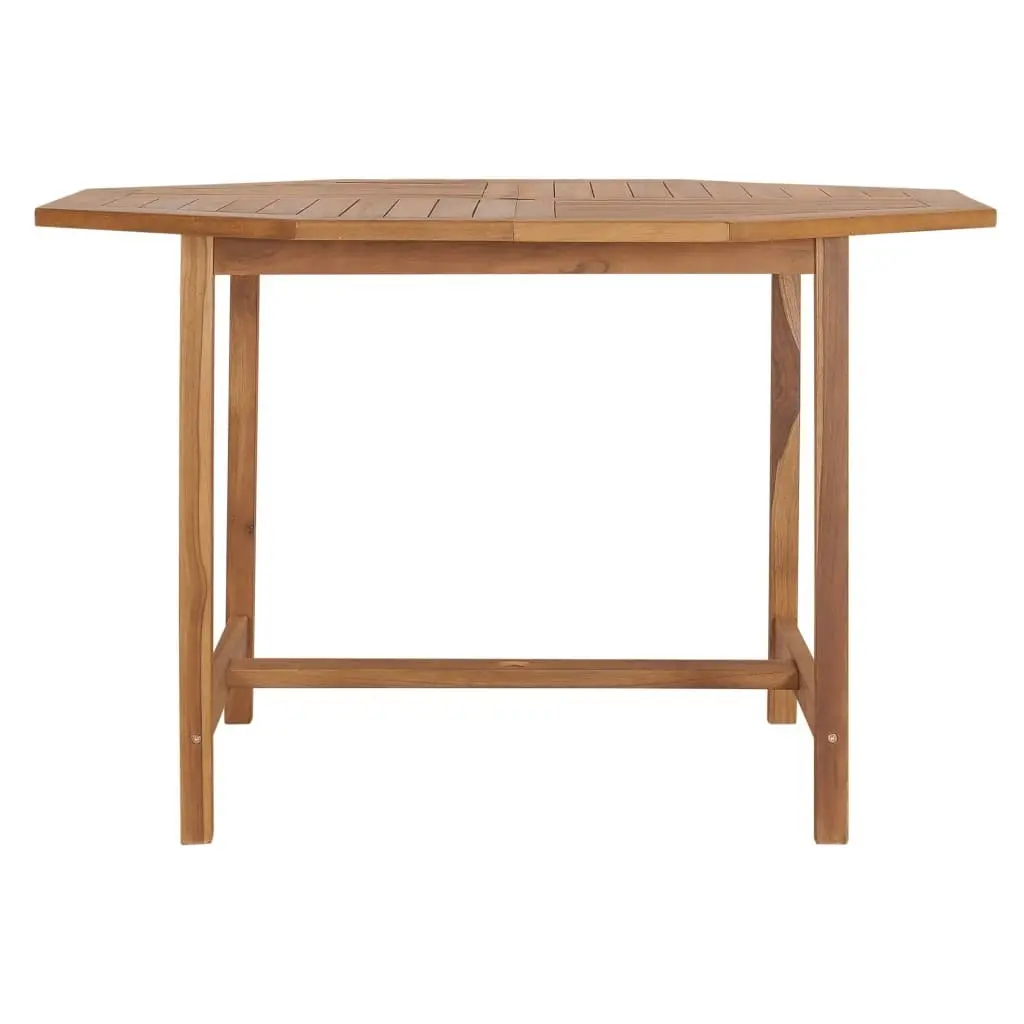 Garden Table 120x120x75 cm Solid Teak Wood 49006