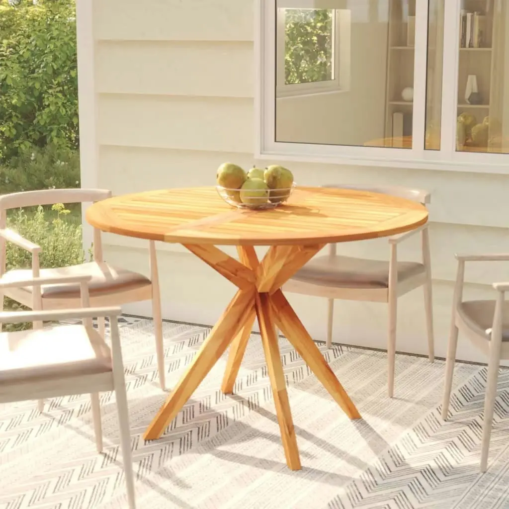 Garden Table 110x110x75 cm Solid Wood Acacia 316255