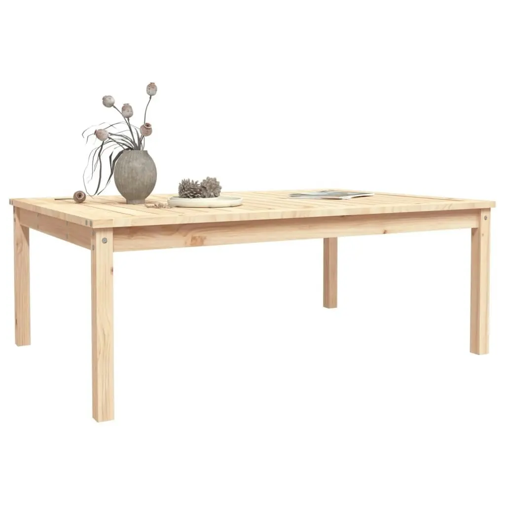 Garden Table 121x82.5x45 cm Solid Wood Pine 824127