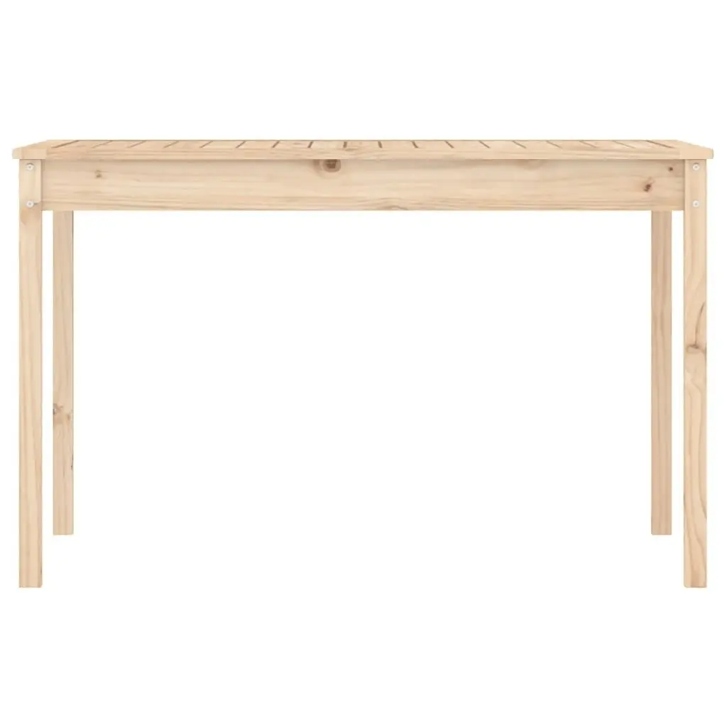 Garden Table 121x82.5x76 cm Solid Wood Pine 823969