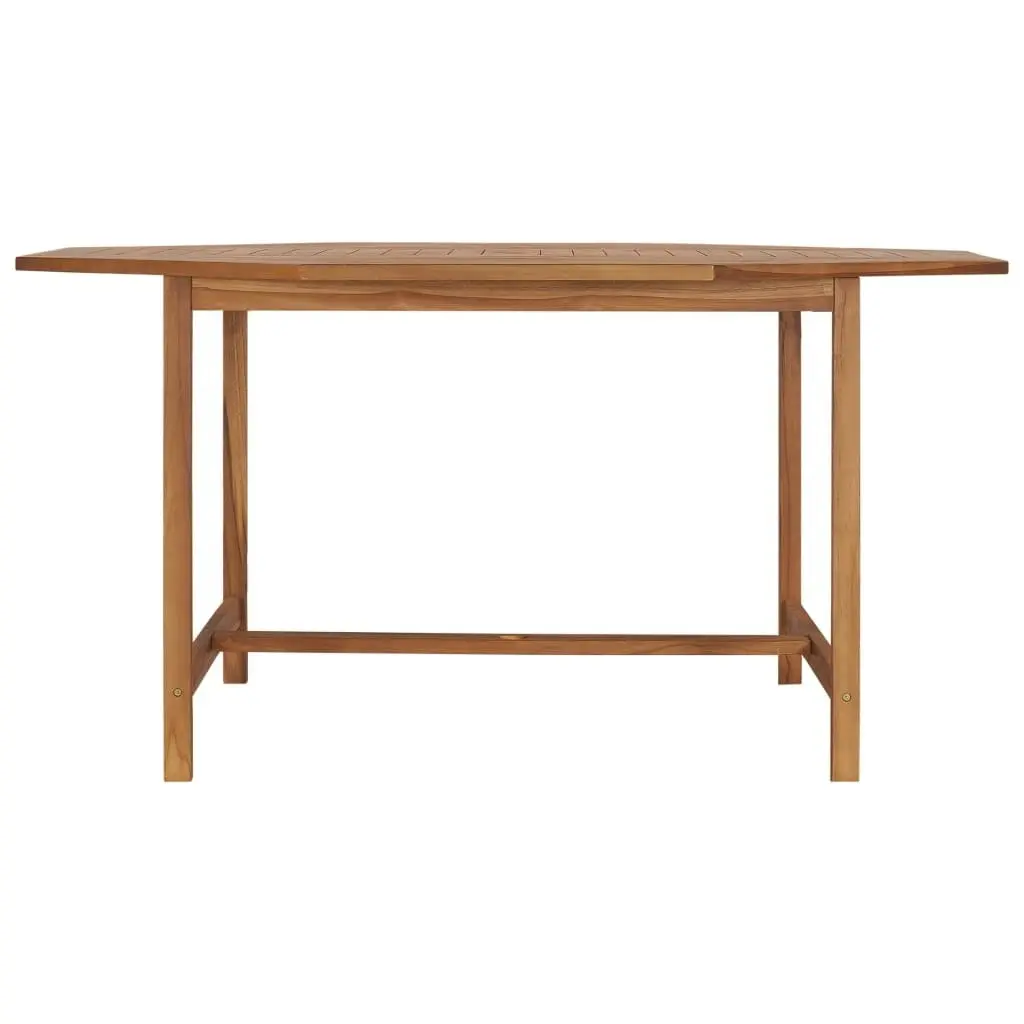 Garden Table 150x150x75 cm Solid Teak Wood 49009