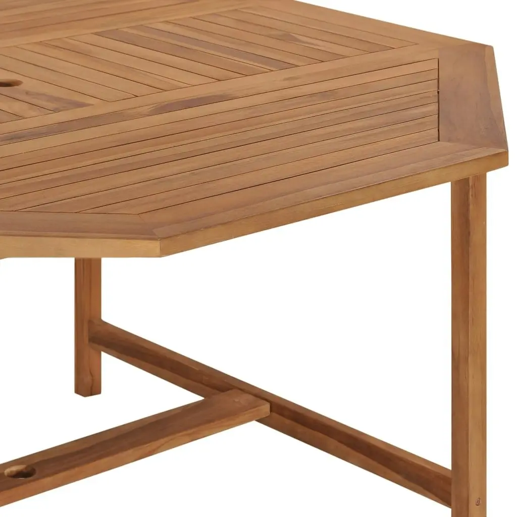 Garden Table 150x150x75 cm Solid Teak Wood 49009