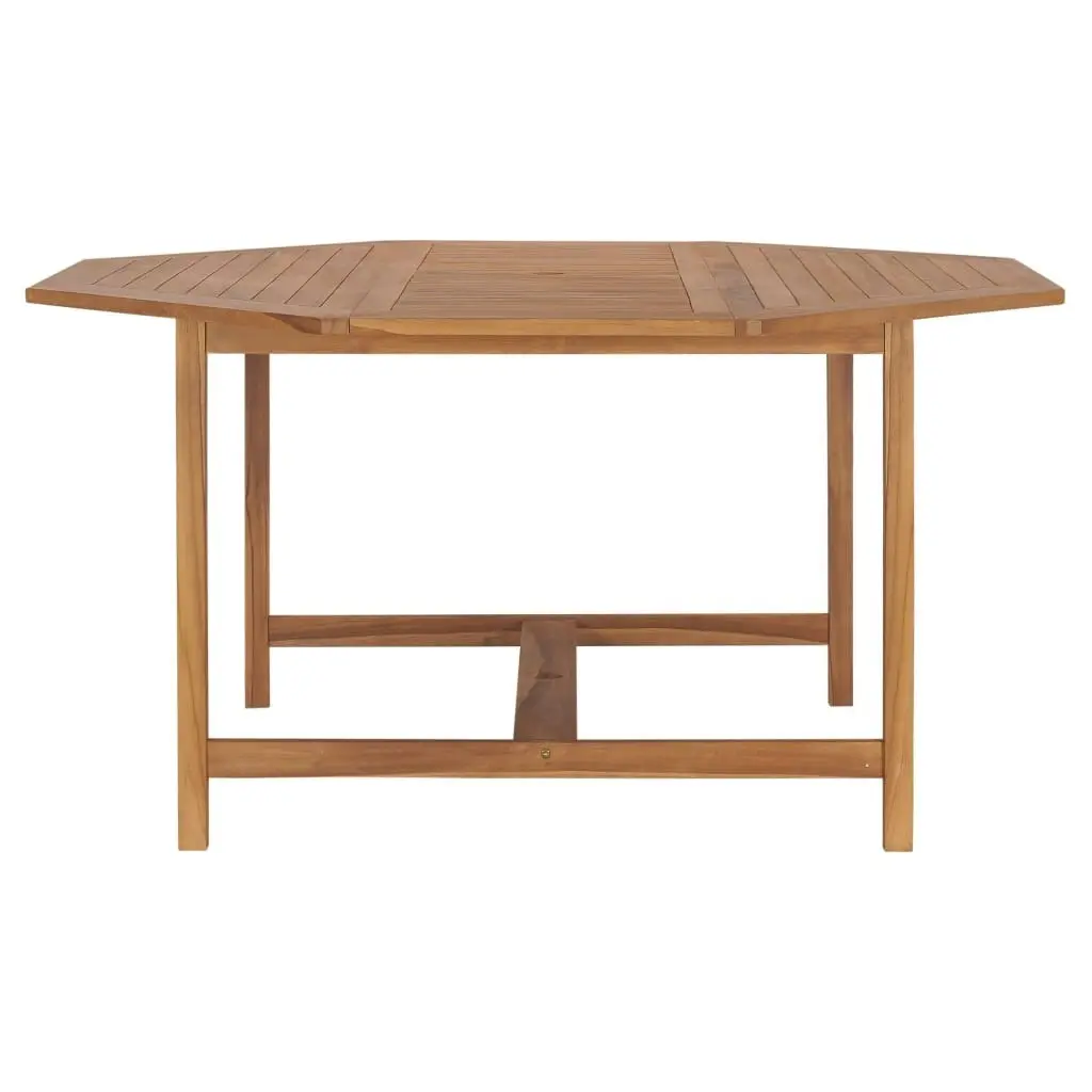 Garden Table 150x150x75 cm Solid Teak Wood 49009