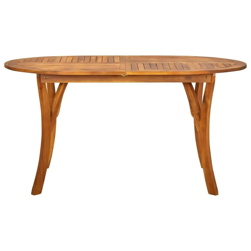 Garden Table 150x90x75 cm Solid Acacia Wood 310623