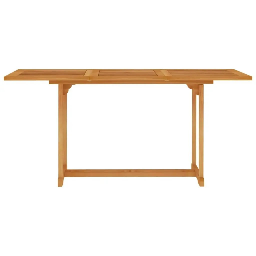 Garden Table 150x90x75 cm Solid Teak Wood 315103