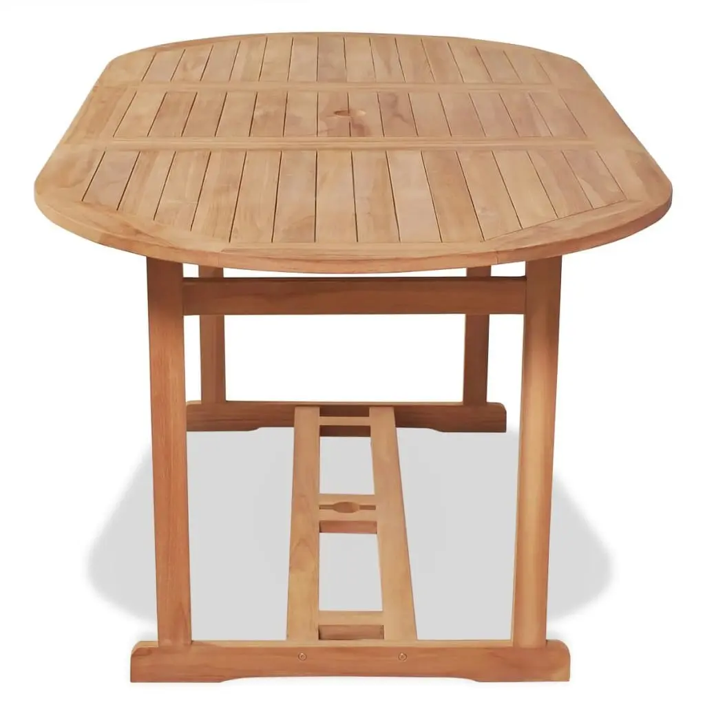 Garden Table 180x90x75 cm Solid Teak Wood 43030