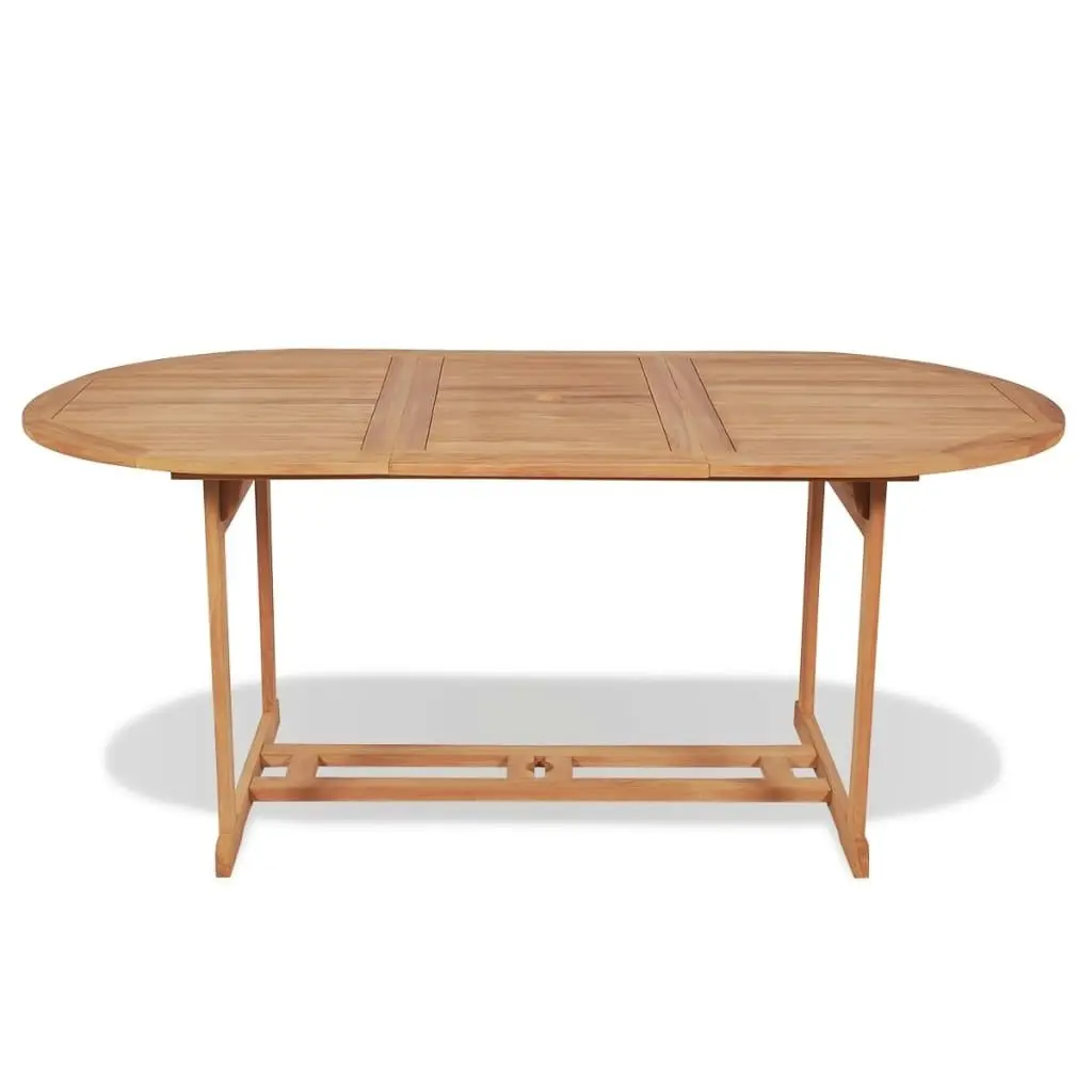 Garden Table 180x90x75 cm Solid Teak Wood 43030