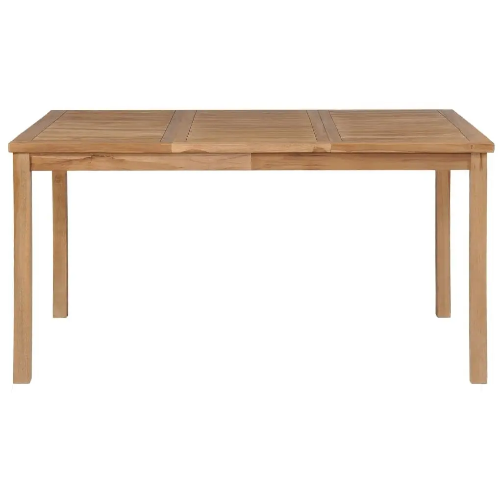 Garden Table 150x90x77 cm Solid Teak Wood 44997