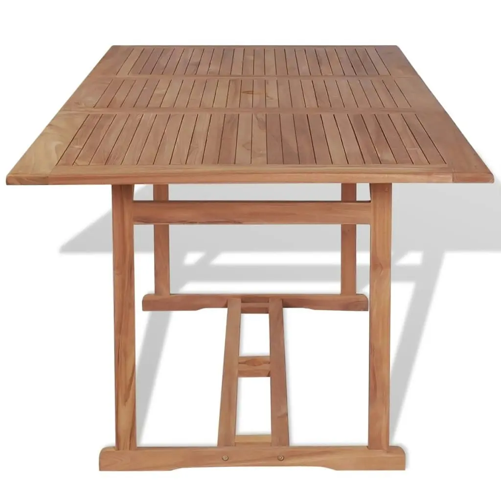 Garden Table 180x90x75 cm Solid Teak Wood 43034