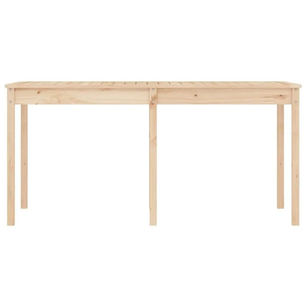 Garden Table 159.5x82.5x76 cm Solid Wood Pine 823976