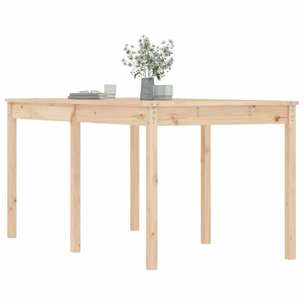 Garden Table 159.5x82.5x76 cm Solid Wood Pine 823976