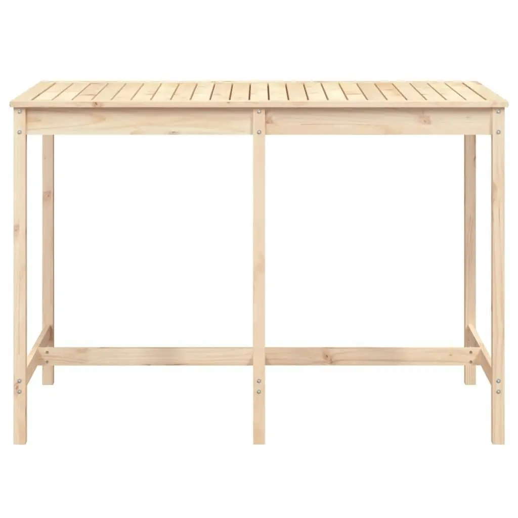 Garden Table 159.5x82.5x110 cm Solid Wood Pine 824095