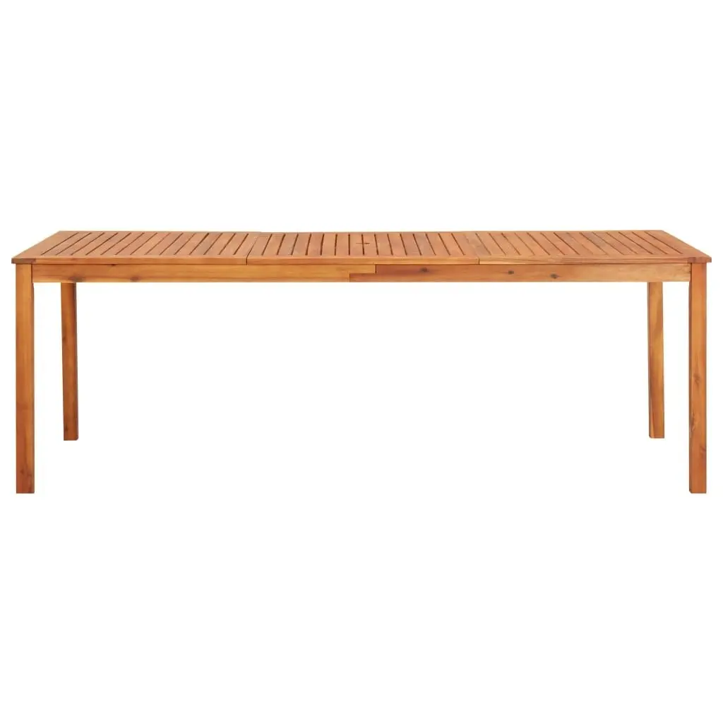 Garden Table 215x90x74 cm Solid Acacia Wood 45963