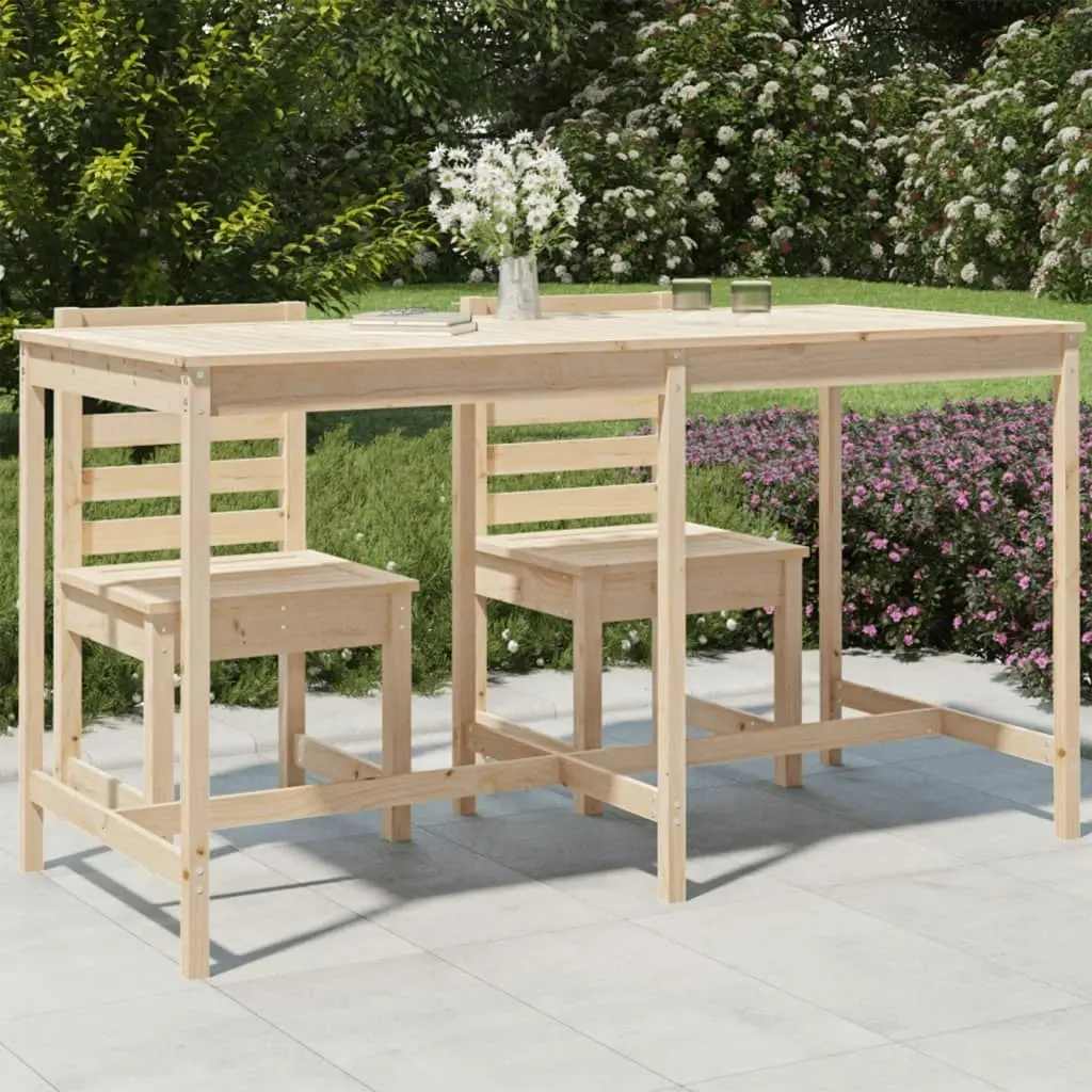 Garden Table 203.5x90x110 cm Solid Wood Pine 824102