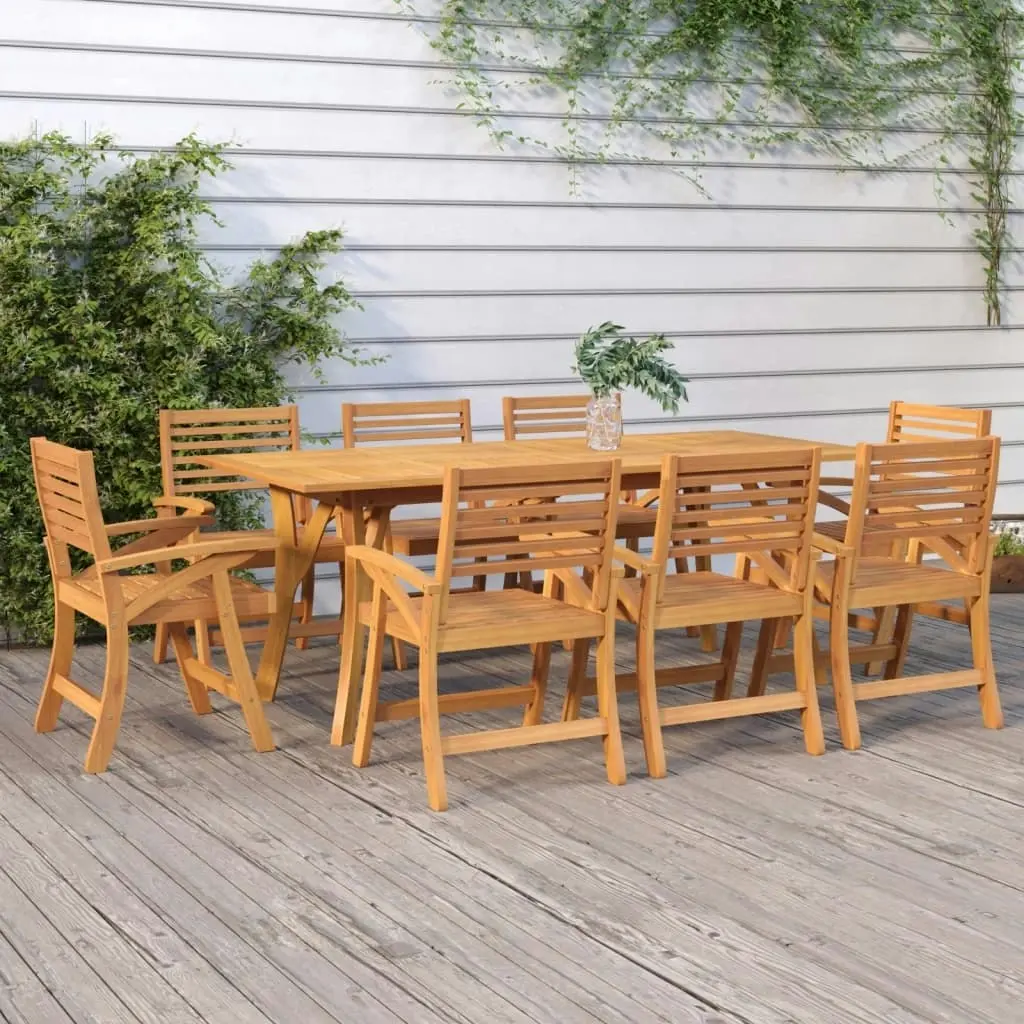 Garden Table 200x90x75 cm Solid Wood Acacia 363309