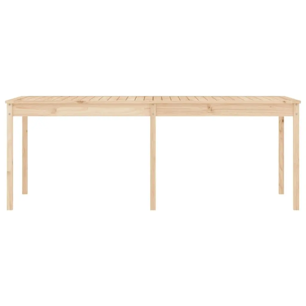 Garden Table 203.5x100x76 cm Solid Wood Pine 823983