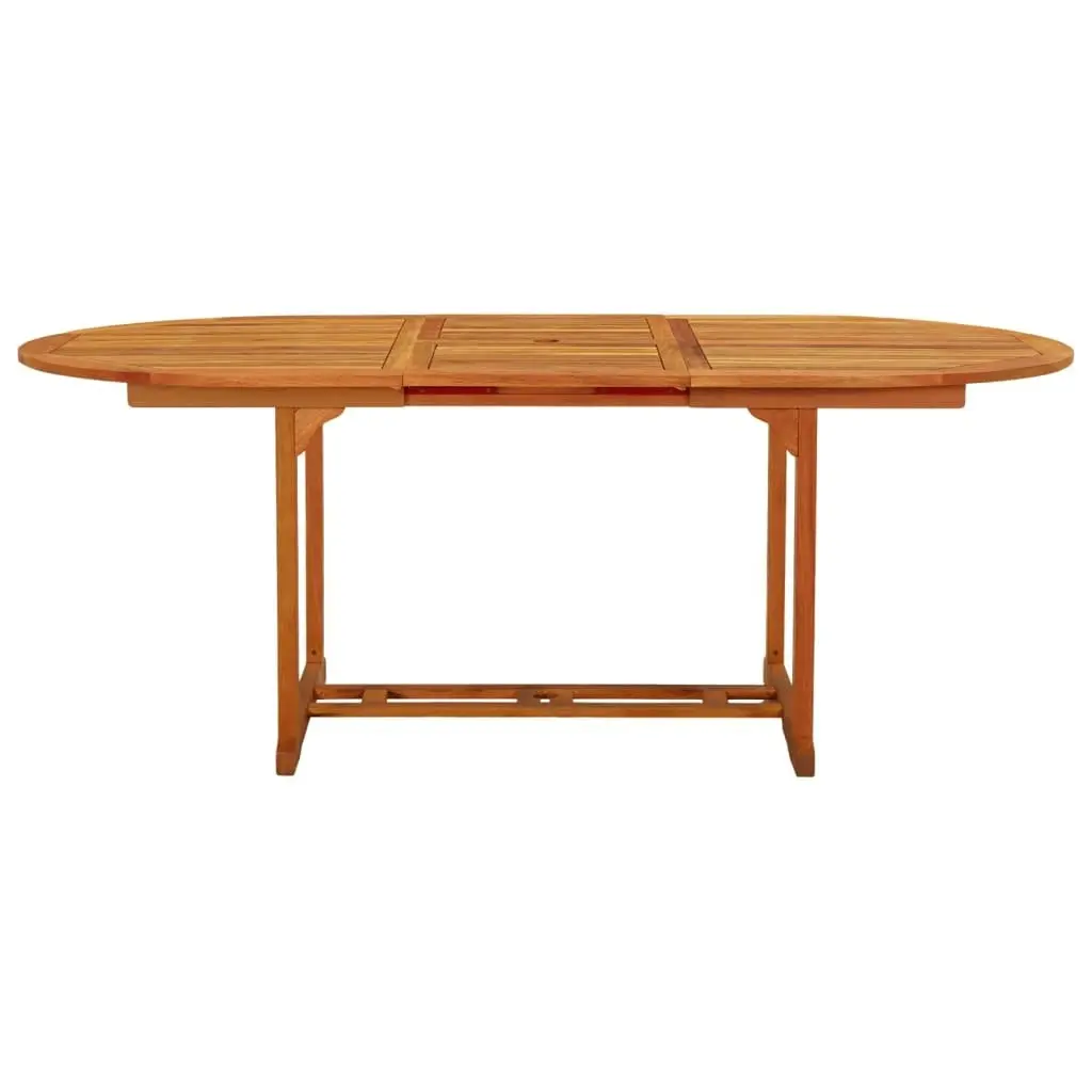 Garden Table 200x100x75 cm Solid Wood Eucalyptus 316068